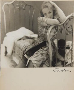 AVEDON, Richard. (1923–2004) : Marlene Dietrich in Bedroom, 1948 - Picture 1 of 6