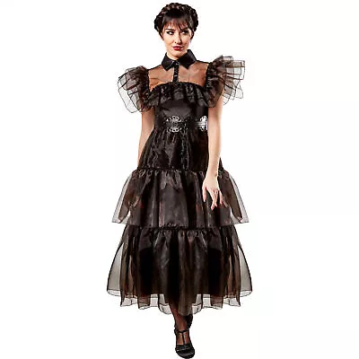 Wednesday Addams Raven Women's Costume Black - Image 1 of 3