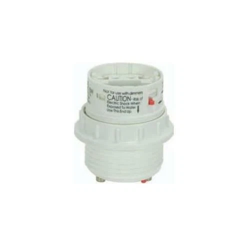 Satco 13W G24q-1 GX24q-1 with Ring Electronic CFL Lampholder - 802074 - Image 1 of 1