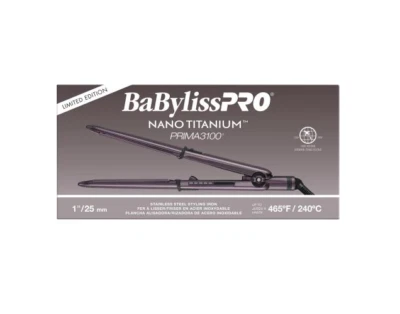 BaBylissPRO Nano Titanium Prima3100 1'' Flat Iron Nightfall | BNTP3100TUC - Image 1 of 4