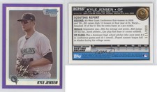 2010 Bowman Chrome Prospects Purple Refractor /999 Kyle Jensen #BCP66