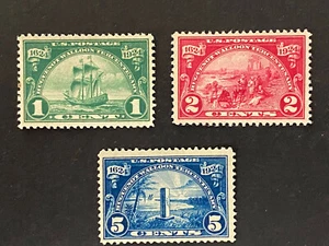 US Stamps - 614-616 - MH/MHR - SCV = 21.05 - Picture 1 of 2