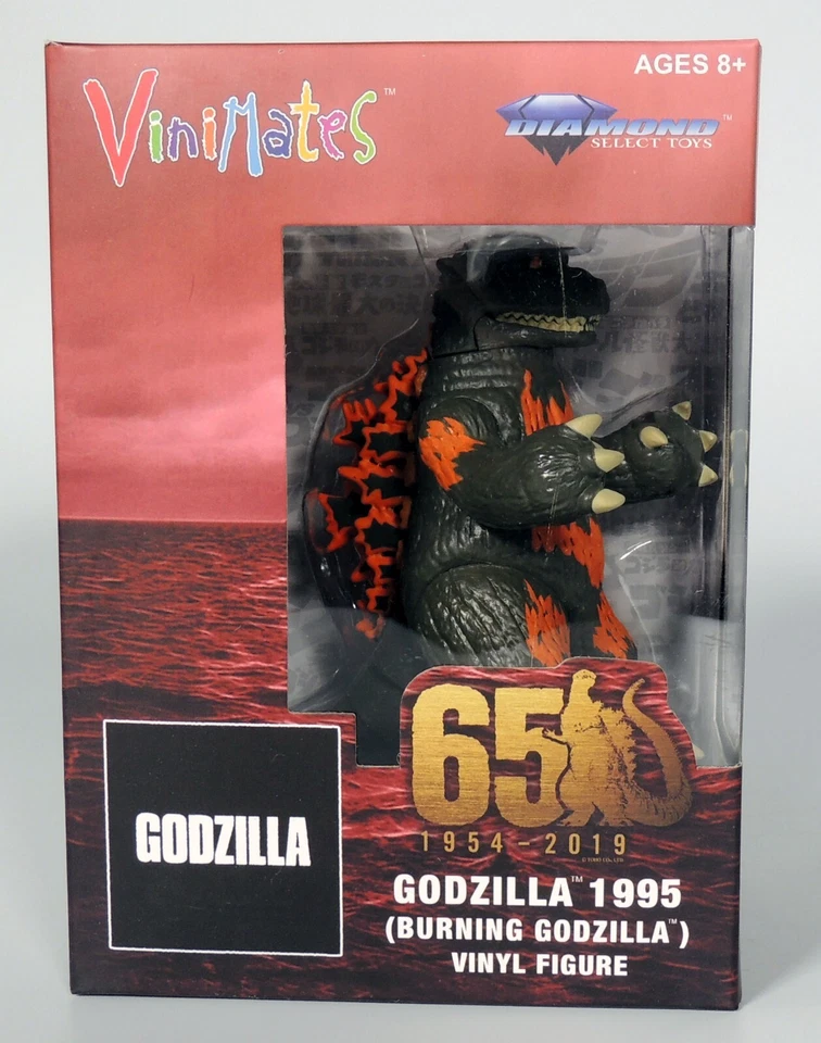 Burning Godzilla 1995 Vinimates Vinyl Figure Diamond Select Toys