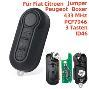 3 Tasten A323 Funk Schlüssel HF-Senderchlüssel Für Citroen Jumper Peugeot Boxer - Picture 1 of 8