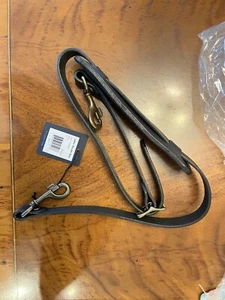 New! Filson Sz M luggage BLACK leather Luggage shoulder strap. Bag. Made in USA - Picture 1 of 9