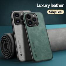 Leather Magnetic Phone Case for iPhone 15 14 13 Pro 12 Funda Protective Case