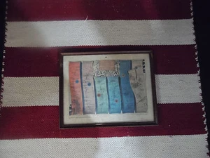 Antique Road Map from London to Oxford by John Ogilby 1675 Framed - Picture 1 of 2