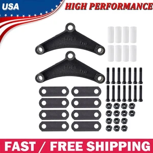 SPARKWHIZ Tandem Trailer Axle Shackle Kit Parts For Double Eye Spring Suspension - Picture 1 of 18
