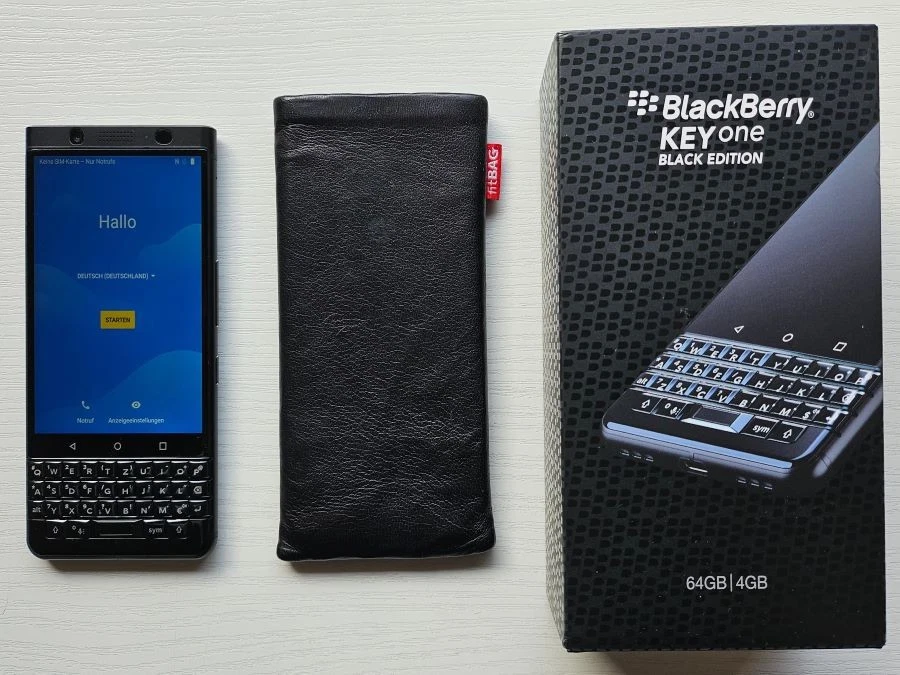 BlackBerry KEYone Black Edition 64GB+4GB QWERTZ-Tastatur - Bild 1 von 2