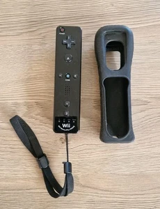 Telecomando Nintendo Wii più controller MotionPlus nero RVL-036 con silicone funzionante - Foto 1 di 1