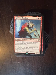 MTG Commander Deck - Krenko, Mob Boss - 100 Cards EDH Goblins - Picture 1 of 5