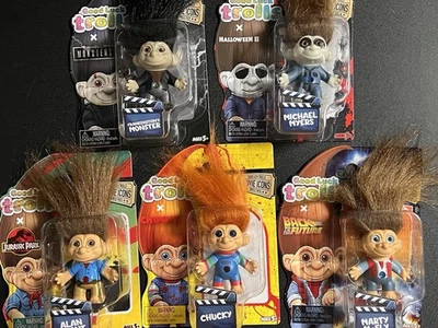 Figuras de muñeca Good Luck Trolls Icons - Juego de 5 MARTY ALAN MICHAEL FRANK CHUCKY Foto 1 de 4