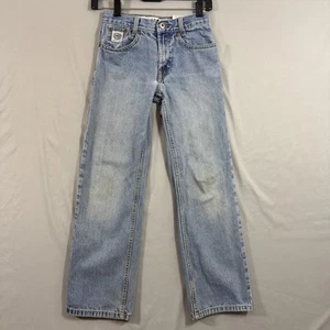 Cinch Jeans Boys 12 Slim Light Wash Denim Straight Leg Classic Western Cowboy - Picture 1 of 10