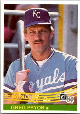 1984 Donruss - Greg Pryor #374 - Image 1 of 2