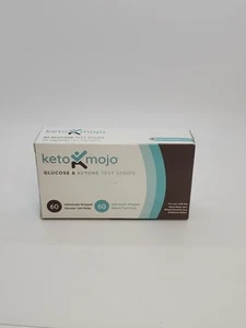 Strisce reattive per glucosio e chetoni Keto-Mojo - scadenza 2026-08-09 - Foto 1 di 5