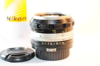 Nikon Nikkor-S 50 мм F/1.4 NON AI PRIME объектив плохой Nippon kogaku на запчасти ремонт - Изображение 1 из 4