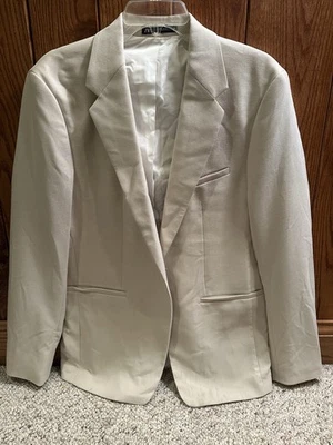 Blazer Traje Texturizado para Hombre ZARA NUEVO CON ETIQUETAS en Taupe talla 40 Foto 1 de 4