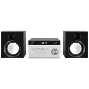 Impianto stereo domestico wireless, con lettore CD e radio AM/FM, include telecomando... - Foto 1 di 7