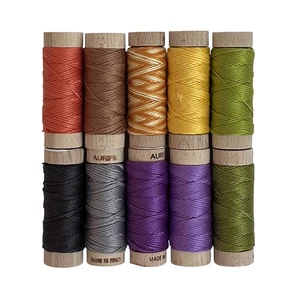 Set filo dolcetto o scherzetto di Aurifil 100% cotone 6 bobine per ricamo a mano - Foto 1 di 2