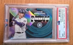 2022 Topps Chrome Update Generation Now Julio Rodriguez PSA 9 Mint Rookie RC - Picture 1 of 2