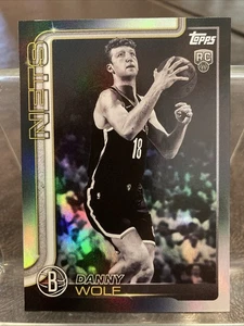 2025-26 Topps Danny Wolf Blackout Rookie RC #227 Nets - Bild 1 von 2