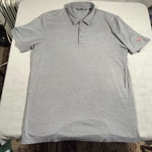 TravisMathew Polo Shirt Mens XL Gray Micro Dot Las Vegas Paiute Golf Resort - Picture 1 of 7