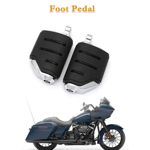 Foot Pegs Footrests Pedal Left, Right Fit For Harley Street Glide 2006-2020 - Foto 1 di 15