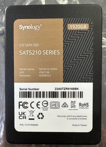 Synology (SAT5210-1920G) 1920GB SATA SSD 2.5" Drive SAT5210 Series - Afbeelding 1 van 1