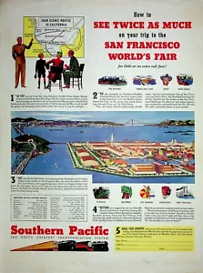 Original Southern Pacific Railroad AD: Southern Pacific Eastern Offices - Picture 1 of 2
