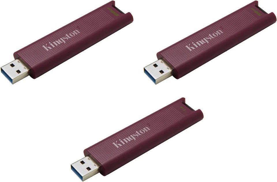 Kingston DataTraveler Max USB A Red USB3.2 Gen2 USB Flash Drive 256GB 512GB 1TB - Image 1 of 1