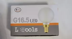 G16.5 Edison bulb LED 4w Frosted 2700k light - Picture 1 of 8