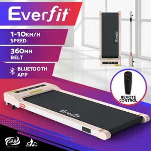 Everfit Treadmill Electric Walking Pad Under Desk Home Gym Fitness 360mm Pink - Picture 1 of 8