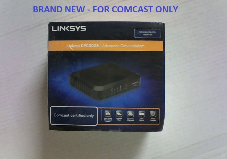 Linksys Cable Modem DOCSIS (DPC3008-CC) 348.16 Mbps NEW - Image 1 of 1