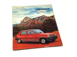 Renault 5 Le 1982 folleto - Imagen 1 de 1