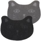  2 Pcs Cat Litter Mat Pet Floor Mats Catcher to Feed Tiny Cats