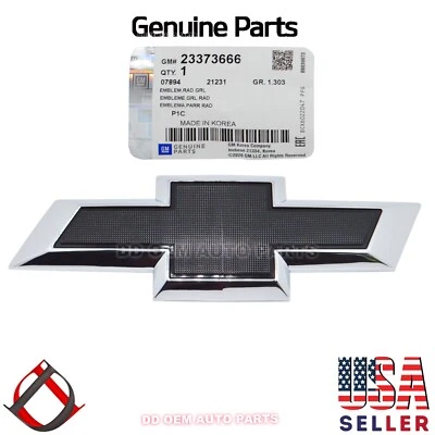 Original Chevy Equinox Parrilla Delantera Emblema Logo Insignia Deportiva Cromo Negro RS 18-22 Foto 1 de 4