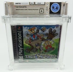 Playstation 1 *Tail Concerto* PS1 nuova/sigillata/WATA 9.6 A no VGA - Foto 1 di 9