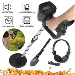 Professional Metal Detector Kit Discriminating Treasure Gold Coins Hunting - Picture 1 of 16