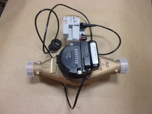 Zenner 1" ZPM Nitro 1 Bronze Water Line Meter Direct Read Wireless Scancoder - Picture 1 of 19
