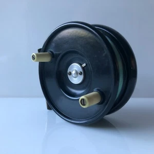 Antique Farlow &Co Ltd 3.5” Phenolic Resin Pressed Fishing Reel - Picture 1 of 9