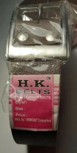 H.K. Belts Genuine Leather Brown (Length 44")Hemkunt Enterprises NEW - Picture 1 of 7