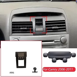 Phone Holder Mount For Toyota Camry 2006-2011 Dashboard Air Vent Phone Stand Kit - Picture 1 of 9
