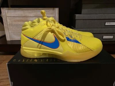 Nike KD 3 III Mens Sz 10 Christmas Vibrant Yellow FD5606-700 Brand New Rare - Image 1 of 4