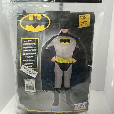 Child's Super DC Heroes Deluxe Muscle Chest Batman Costume, Toddler - Image 1 of 3