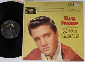 ELVIS PRESLEY - King Creole (LSP-1884) "Staggered STEREO" No "e" on label - Picture 1 of 24
