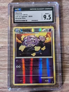 2011 Pokemon Call of Legends Weezing Reverse Holo #38 CGC neuwertig + 9,5 - Bild 1 von 2