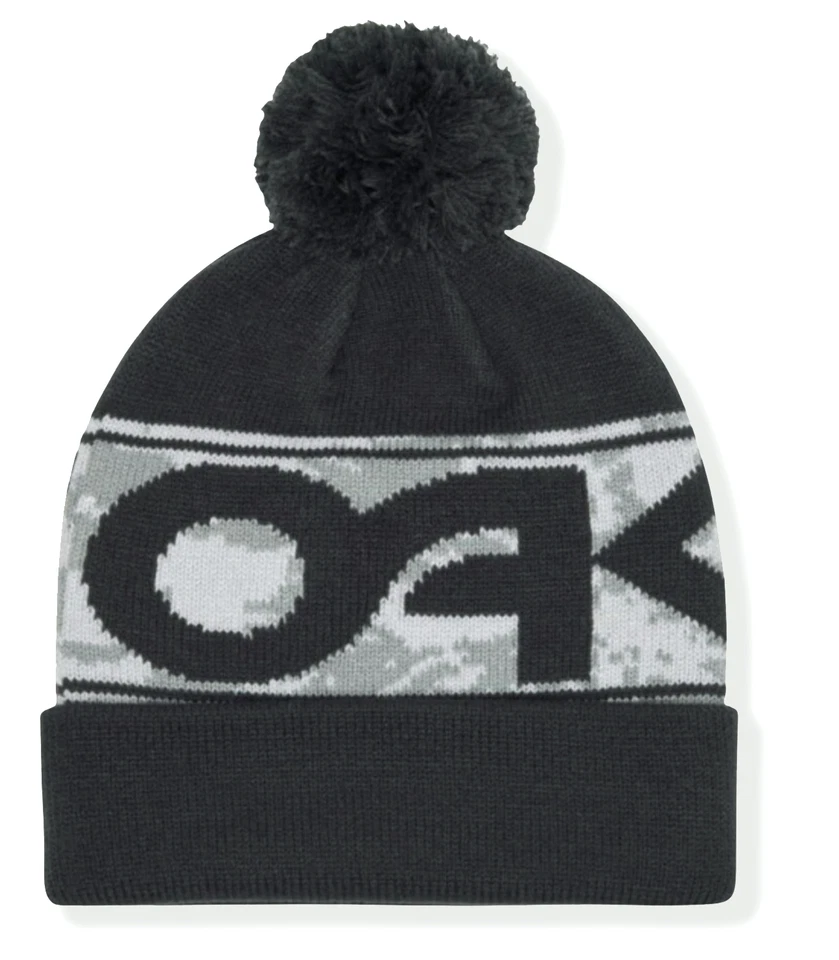 Oakley Wanderlust Pom Beanie - NWT Adult Unisex One Size Forged Iron - #44974-G5 - Image 1 of 1