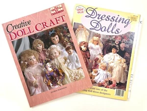 Lot of 2 DOLL MAKING & CLOTHING BOOKS Creative Doll Craft + Dressing Dolls YORK - Picture 1 of 12