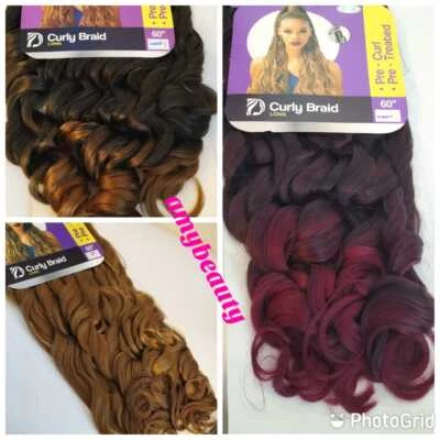 Darling Empress Curly Loose French Human Hair Feel Braids 60'' Hair Extension