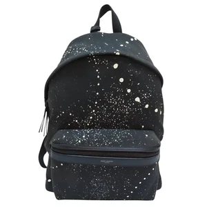 SAINT LAURENT Backpack Canvas Black 534967 - Picture 1 of 14
